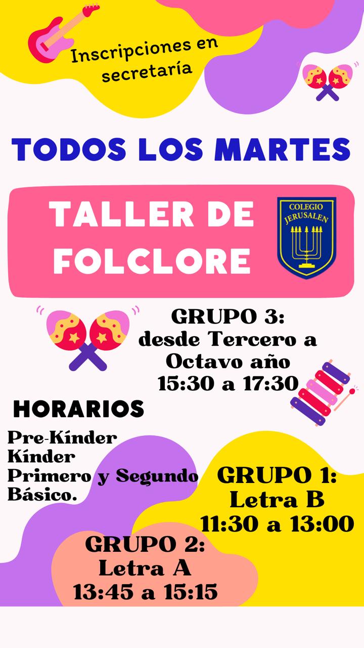 Taller Canto 3° - 8° básico